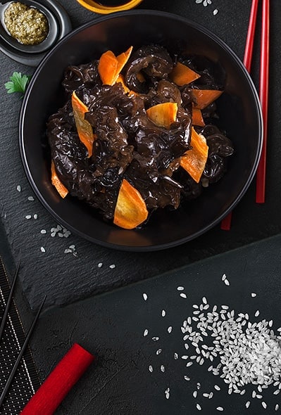 Fried Wood Mushroom