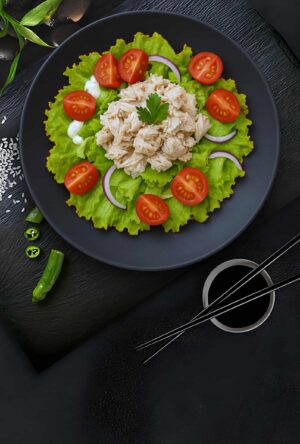 Japanese iceberg and tuna salad