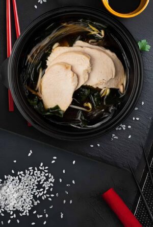 Thai chicken soup<span class=