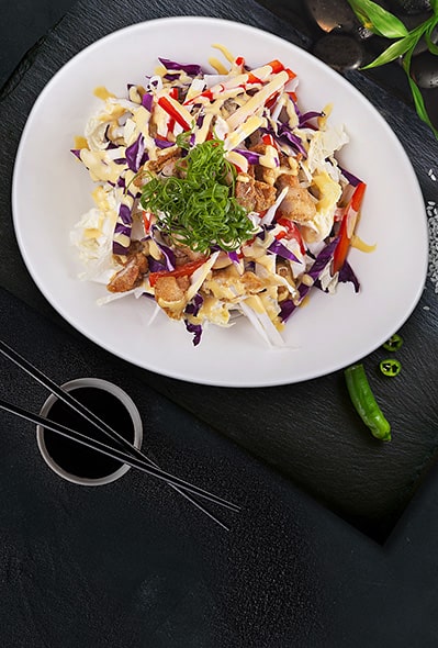 Crispy chicken salad
