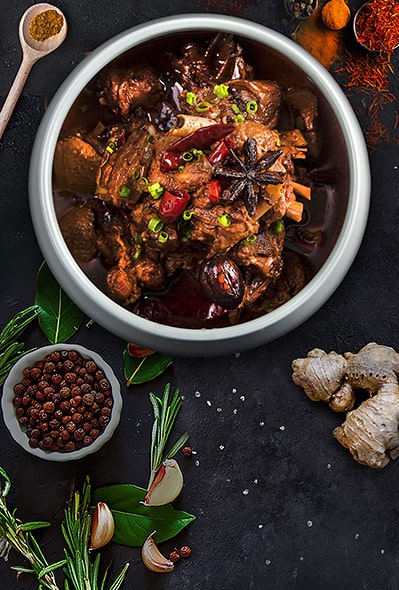 Duck in beer sauce